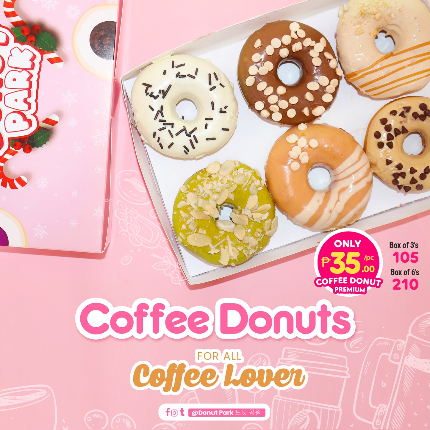 COFFEE & BERRY DONUTS