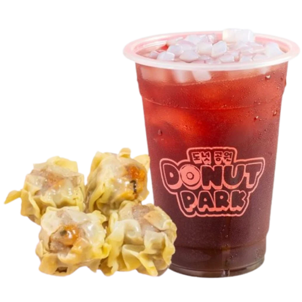 CP4 4PCS JAPANESE/ SHRIMP/ CHICKEN SIOMAI | 1 FRUIT TEA/ ICED COFFEE/ MATCHA/ AVOCADO/ DARK CHOCOLATE