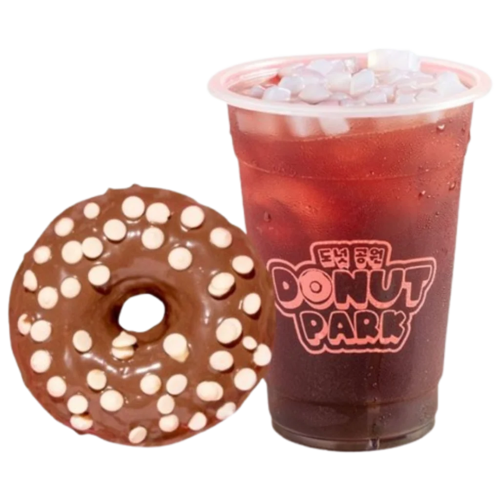 CP12 1PC COFFEE DONUTS | 1PC FRUIT TEA/ICED COFFEE/ MATCHA/AVOCADO/DARK CHOCOLATE