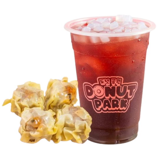 CP4 4PCS JAPANESE/ SHRIMP/ CHICKEN SIOMAI | 1 FRUIT TEA/ ICED COFFEE/ MATCHA/ AVOCADO/ DARK CHOCOLATE