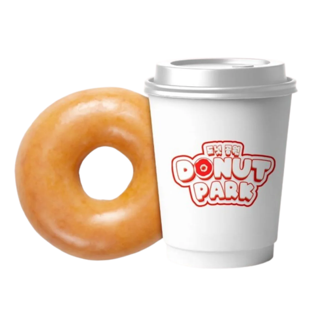 DP2 1PC GLAZED DONUT | 1 BREWED COFFEE